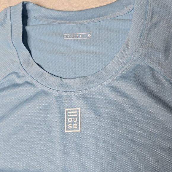 197 NWT House ID Athletic Tee Size Large Color Sky Blue - Picture 5 of 9